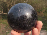 Polished Rare Iolite / Water Sapphire Spheres  x 3 From Madagascar - TopRock