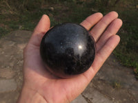 Polished Rare Iolite / Water Sapphire Spheres  x 3 From Madagascar - TopRock