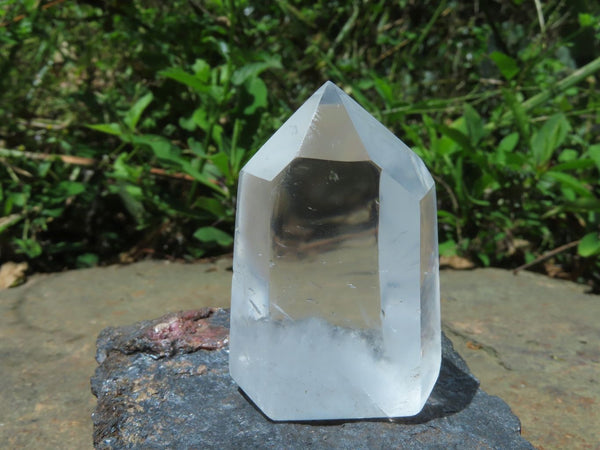 Polished Quartz Crystal Points, 1 Twin Crystal x 6 From Madagascar - TopRock
