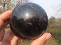 Polished Rare Iolite / Water Sapphire Spheres  x 3 From Madagascar - TopRock