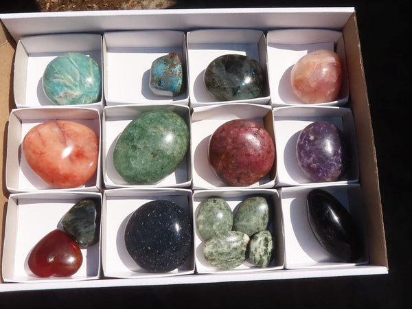 Polished Mixed Selection Of Retail Items  x 16 From Southern Africa - Toprock Gemstones and Minerals 
