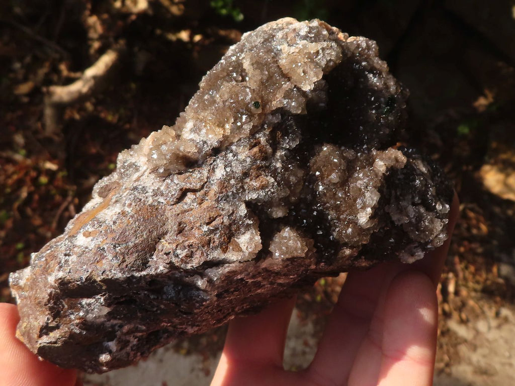 Natural Rare Libethenite Crystals On Dolomite Matrix Specimens x 2 From Likasi, Congo - Toprock Gemstones and Minerals 