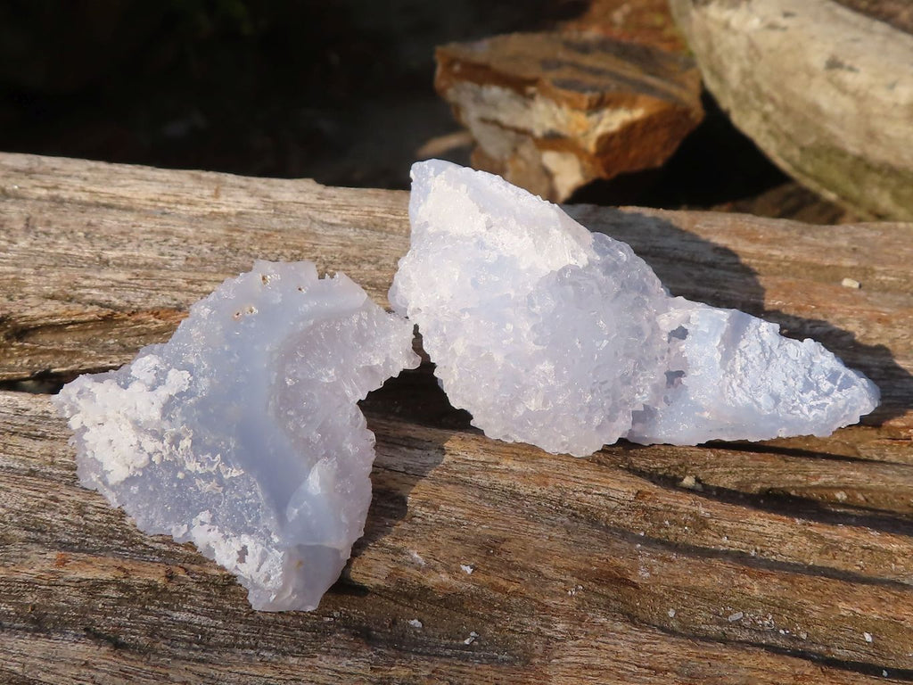Natural Etched Blue Chalcedony Specimens  x 71 From Nsanje, Malawi - Toprock Gemstones and Minerals 
