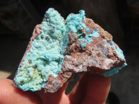 Natural Drusy Coated Chrysocolla Dolomite Specimens x 6 From Congo - Toprock Gemstones and Minerals 