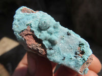 Natural Drusy Coated Chrysocolla Dolomite Specimens x 6 From Congo - Toprock Gemstones and Minerals 