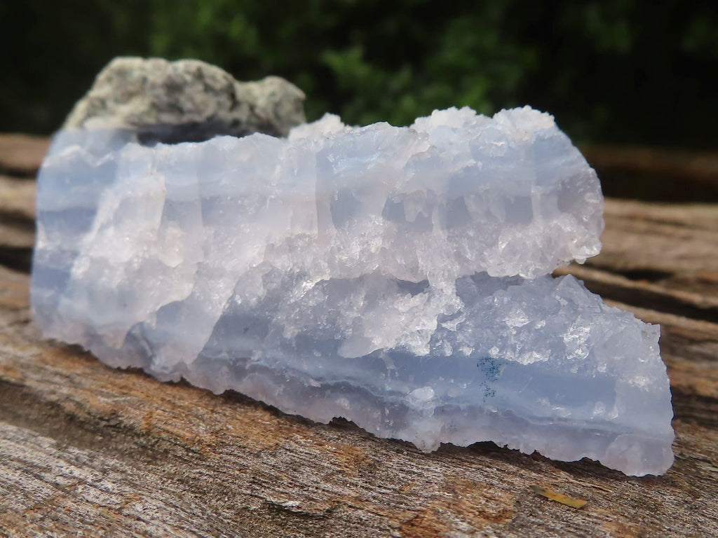 Natural Etched Blue Chalcedony Specimens  x 6 From Malawi - TopRock