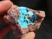 Natural Drusy Coated Chrysocolla Dolomite Specimens x 6 From Congo - Toprock Gemstones and Minerals 