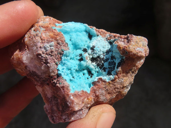 Natural Drusy Coated Chrysocolla Dolomite Specimens x 6 From Congo - Toprock Gemstones and Minerals 