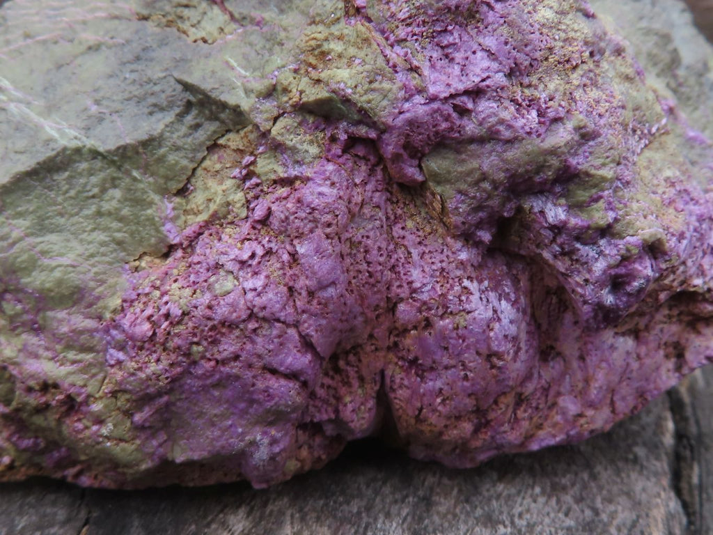 Natural Rough Cobbed Stichtite With Green Serpentine (Atlantisite) Specimens  x 4 From Barberton, South Africa - TopRock