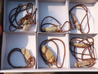 Natural Copper Wire Wrapped Spirit Quartz Crystals x 8 From Boekenhouthoek, South Africa - Toprock Gemstones and Minerals 