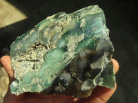 Polished On One Side Emerald Mtorolite Plates x 3 From Mutorashanga, Zimbabwe - Toprock Gemstones and Minerals 
