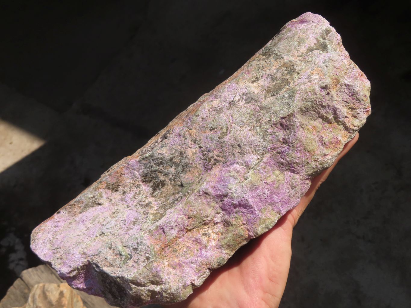 Natural Large Rough Stichtite & Serpentine Specimen x 1 From Barberton, South Africa - Toprock Gemstones and Minerals 