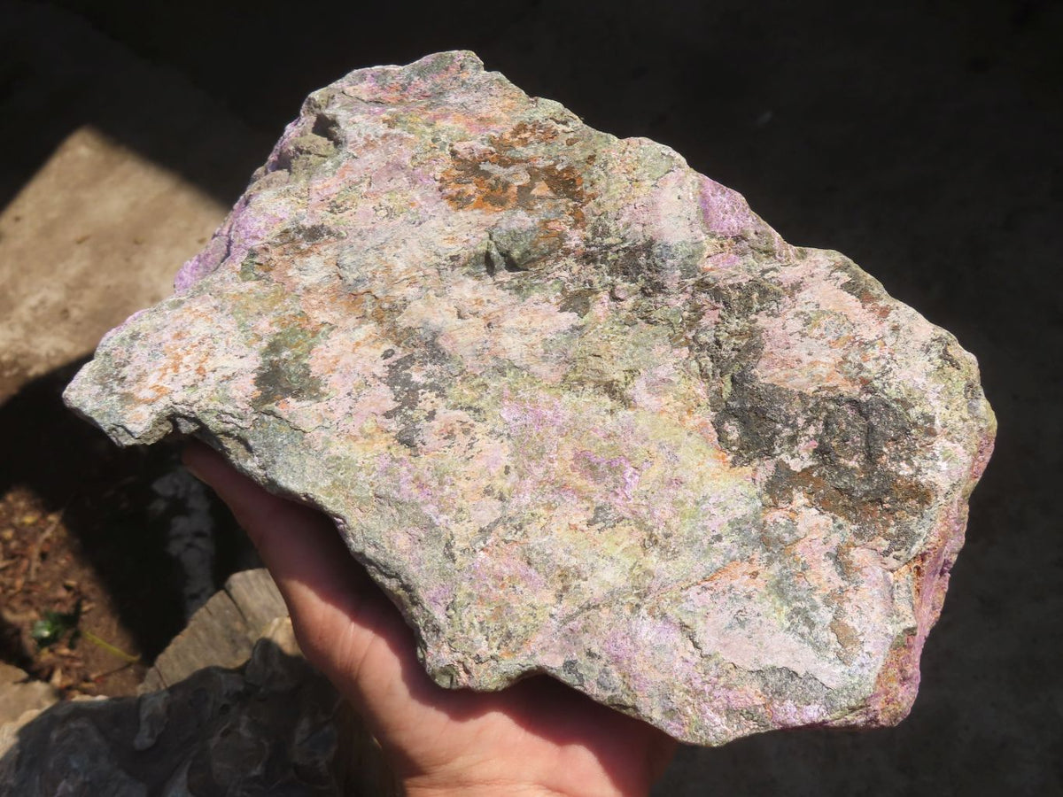 Natural Large Rough Stichtite & Serpentine Specimen x 1 From Barberton, South Africa - Toprock Gemstones and Minerals 