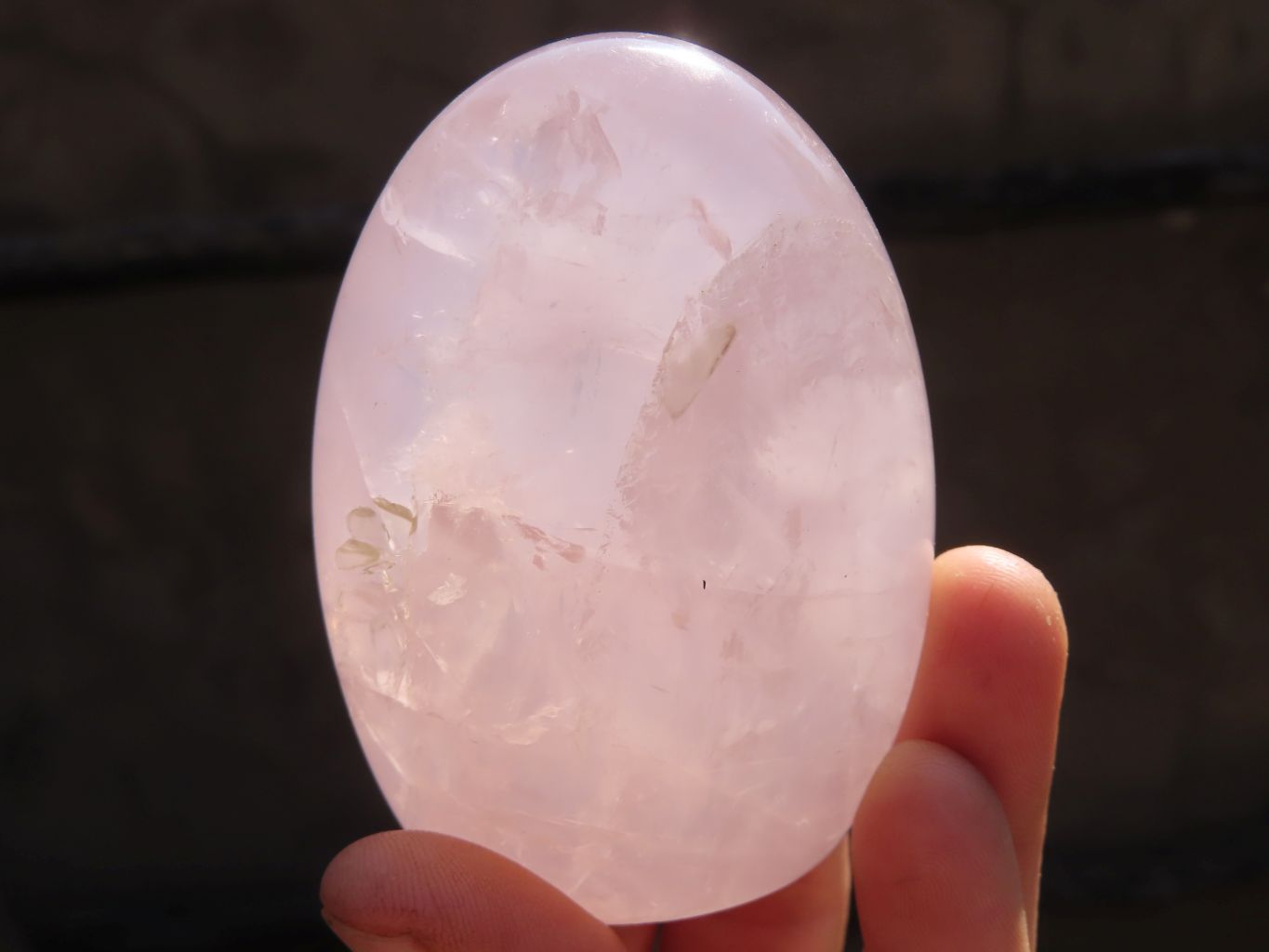 Polished Pink Rose Quartz Standing Free Forms x 6 From Antsirabe, Madagascar - Toprock Gemstones and Minerals 