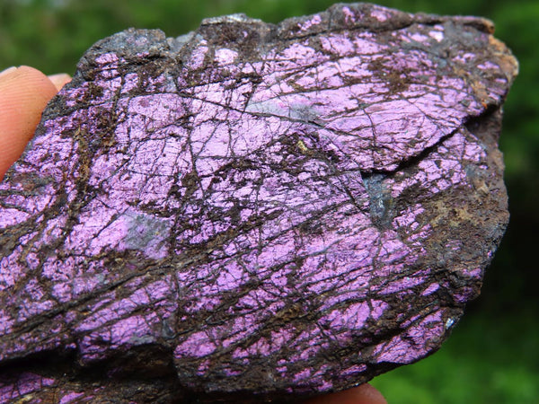 Natural Metallic Purple Purpurite Specimens x 4 From Erongo, Namibia - TopRock