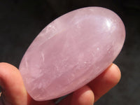 Polished Pink Rose Quartz Standing Free Forms x 6 From Antsirabe, Madagascar - Toprock Gemstones and Minerals 