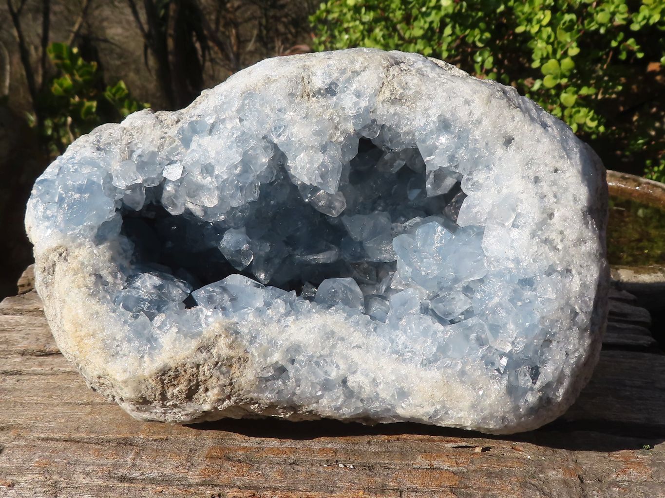 Natural Blue Celestite Geode Specimen  x 1 From Sakoany, Madagascar - Toprock Gemstones and Minerals 