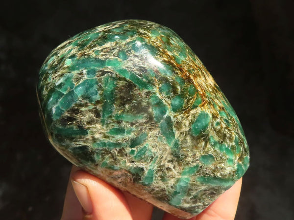 Polished Rare Emerald In Matrix Standing Free Forms  x 3 From Sandawana, Zimbabwe - Toprock Gemstones and Minerals 