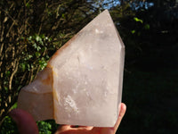 Polished Half & Half Natural Arcadian Angolan Quartz Crystal x 1 From Angola - TopRock