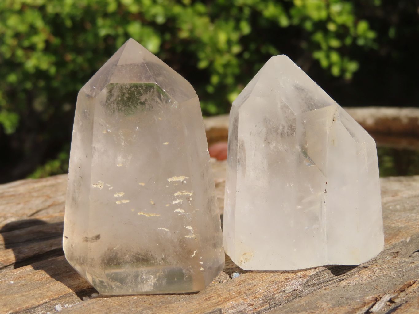 Polished Clear Quartz Crystal Points x 12 From Madagascar - Toprock Gemstones and Minerals 