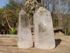 Polished Clear Quartz Crystal Points x 12 From Madagascar - Toprock Gemstones and Minerals 