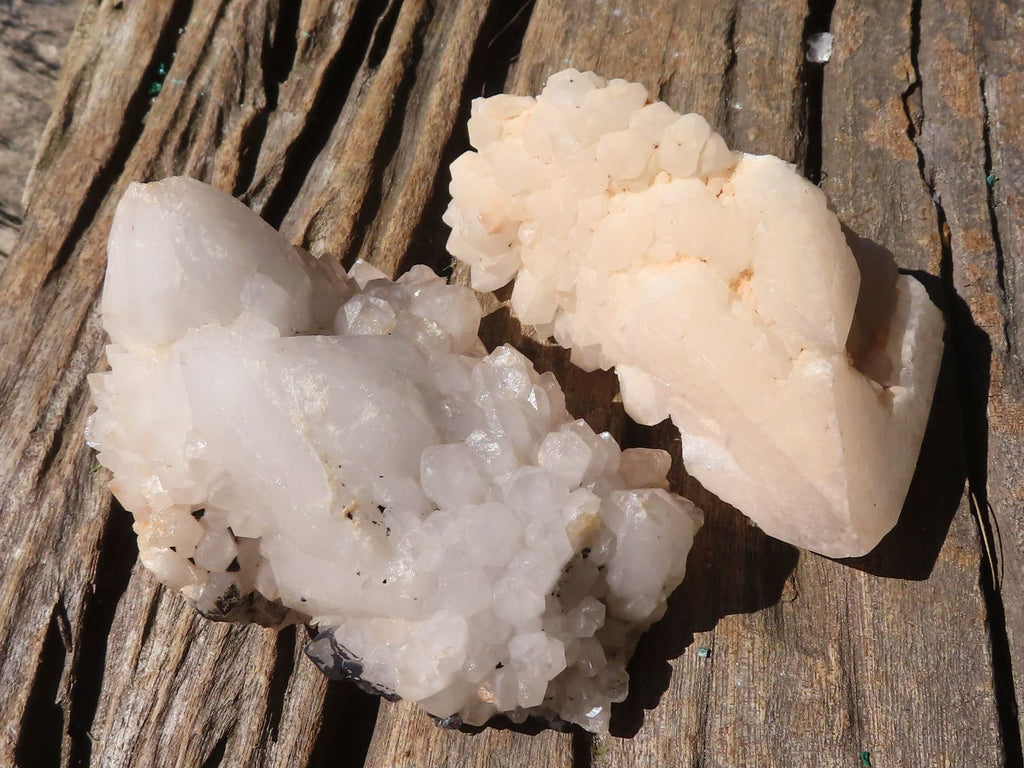 Natural Selected Candle Quartz Clusters  x 6 From Madagascar - Toprock Gemstones and Minerals 