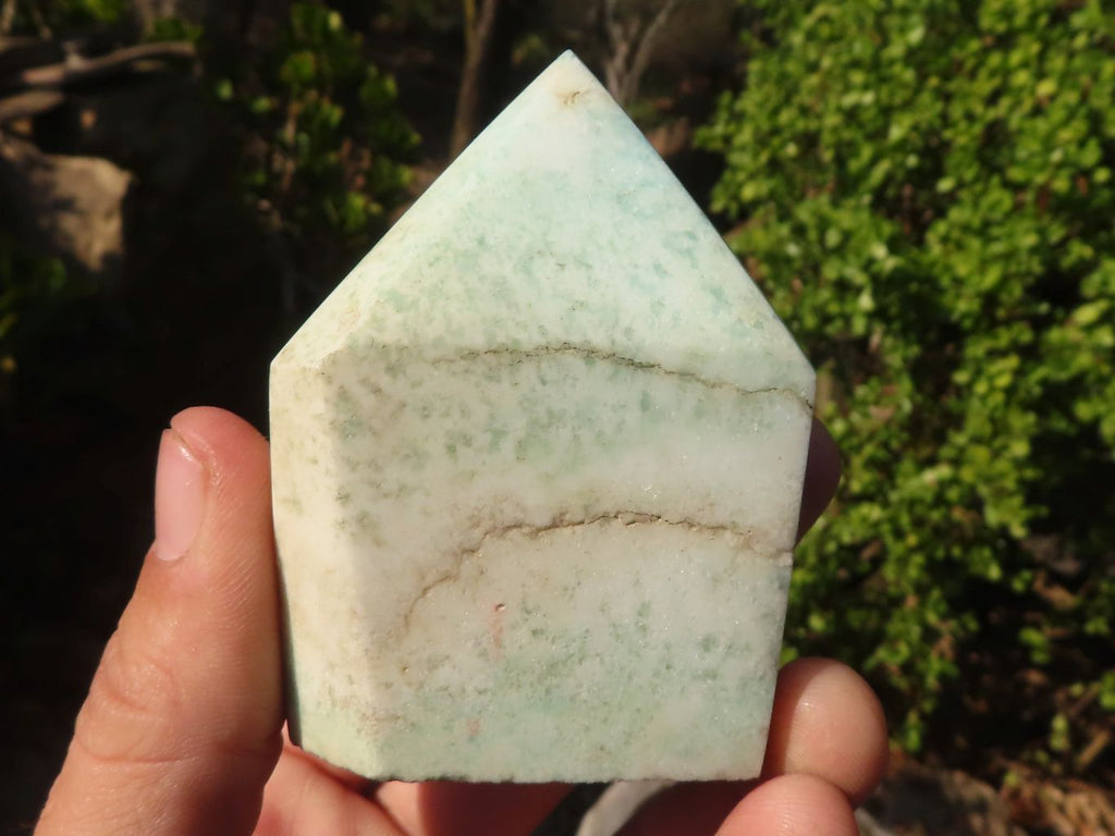 Polished Blue Smithsonite Aragonite Points x 6 From Congo - Toprock Gemstones and Minerals 