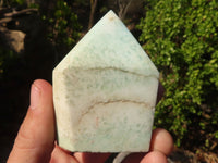 Polished Blue Smithsonite Aragonite Points x 6 From Congo - Toprock Gemstones and Minerals 