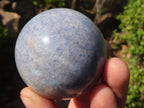 Polished Blue Spotted Spinel Quartz Spheres x 5 From Madagascar - Toprock Gemstones and Minerals 