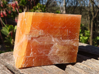 Natural New Sunset Orange Calcite Specimens  x 12 From Spitzkop, Namibia - Toprock Gemstones and Minerals 