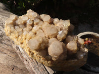 Natural Huge Cascading White Phantom Smokey Quartz Cluster x 1 From Luena, Congo - Toprock Gemstones and Minerals 