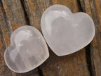 Polished Girasol Pearl Quartz Hearts  x 6 From Madagascar - TopRock