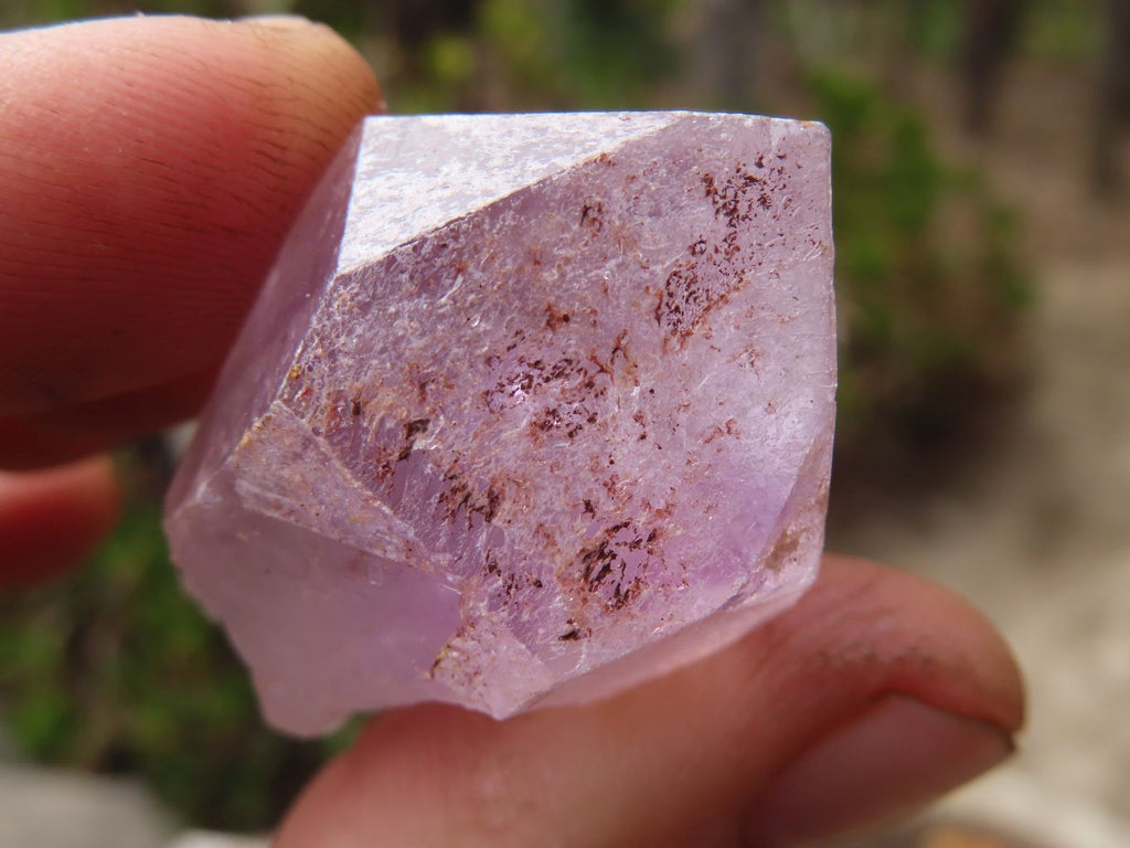 Natural Jacaranda Amethyst Crystals x 35 From Zambia - Toprock Gemstones and Minerals 