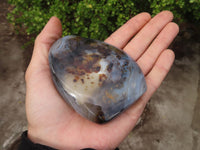 Polished Agate Standing Free Forms x 6 From West Coast, Madagascar