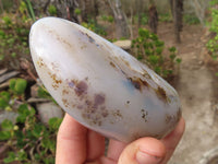 Polished Agate Standing Free Forms x 6 From West Coast, Madagascar