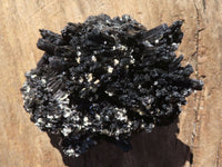Natural Schorl Black Tourmaline Specimens x 2 From Erongo, Namibia - Toprock Gemstones and Minerals 