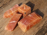 Natural New Sunset Orange Calcite Specimens  x 24 From Spitzkop, Namibia - Toprock Gemstones and Minerals 