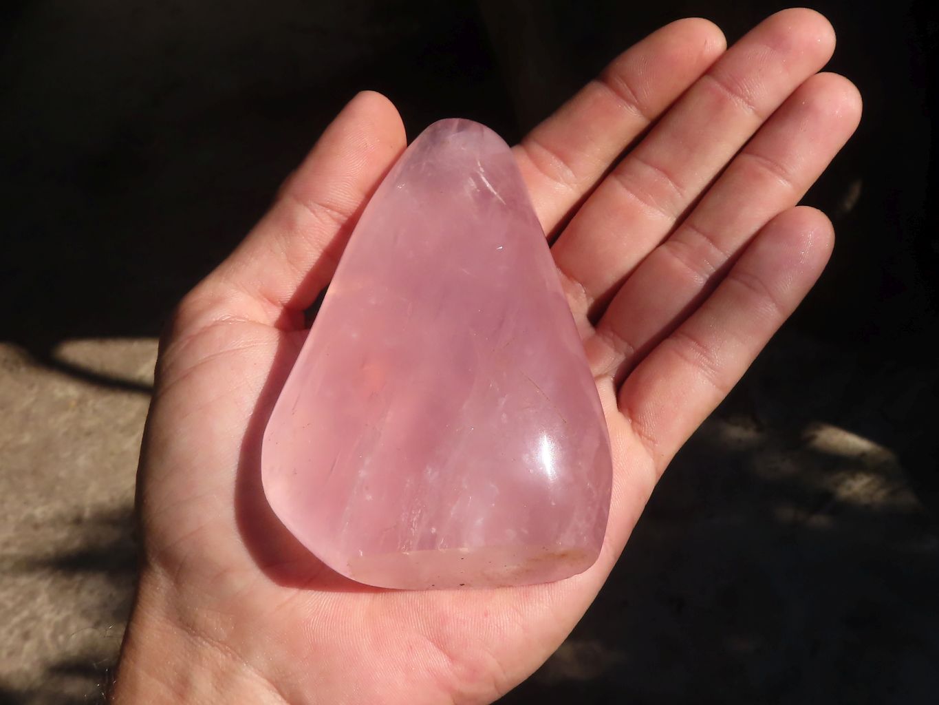 Polished Gemmy Pink Rose Quartz Standing Free Forms x 6 From Antsirabe, Madagascar - Toprock Gemstones and Minerals 