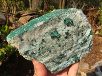 Natural Drusy Coated Chrysocolla & Malachite Dolomite Specimens x 2 From Kakanda, Congo - Toprock Gemstones and Minerals 