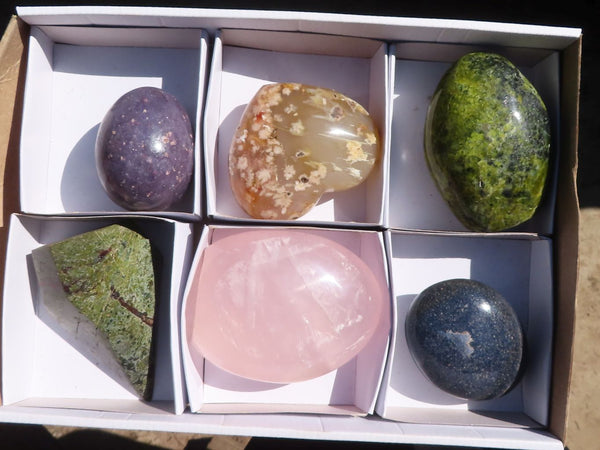 Polished Mixed Selection Of Retail Items  x 6 From Southern Africa - Toprock Gemstones and Minerals 