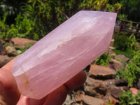 Polished Pink Rose Quartz Points  x 3 From Ambatondrazaka, Madagascar - TopRock
