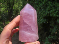 Polished Pink Rose Quartz Points  x 3 From Ambatondrazaka, Madagascar - TopRock