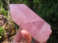 Polished Pink Rose Quartz Points  x 3 From Ambatondrazaka, Madagascar - TopRock