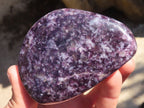 Polished Purple Lepidolite Free Forms  x 6 From Zimbabwe - Toprock Gemstones and Minerals 