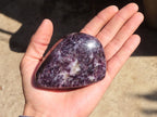 Polished Purple Lepidolite Free Forms  x 6 From Zimbabwe - Toprock Gemstones and Minerals 