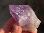 Natural Single Jacaranda Amethyst Crystals x 12 From Mumbwe, Zambia - Toprock Gemstones and Minerals 