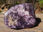 Polished Purple Lepidolite Free Forms  x 6 From Zimbabwe - Toprock Gemstones and Minerals 