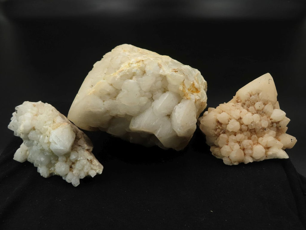 Natural Selected Fir Tree Formation Castle Quartz Clusters x 3 From Ambatfinhandrana, Madagascar - TopRock