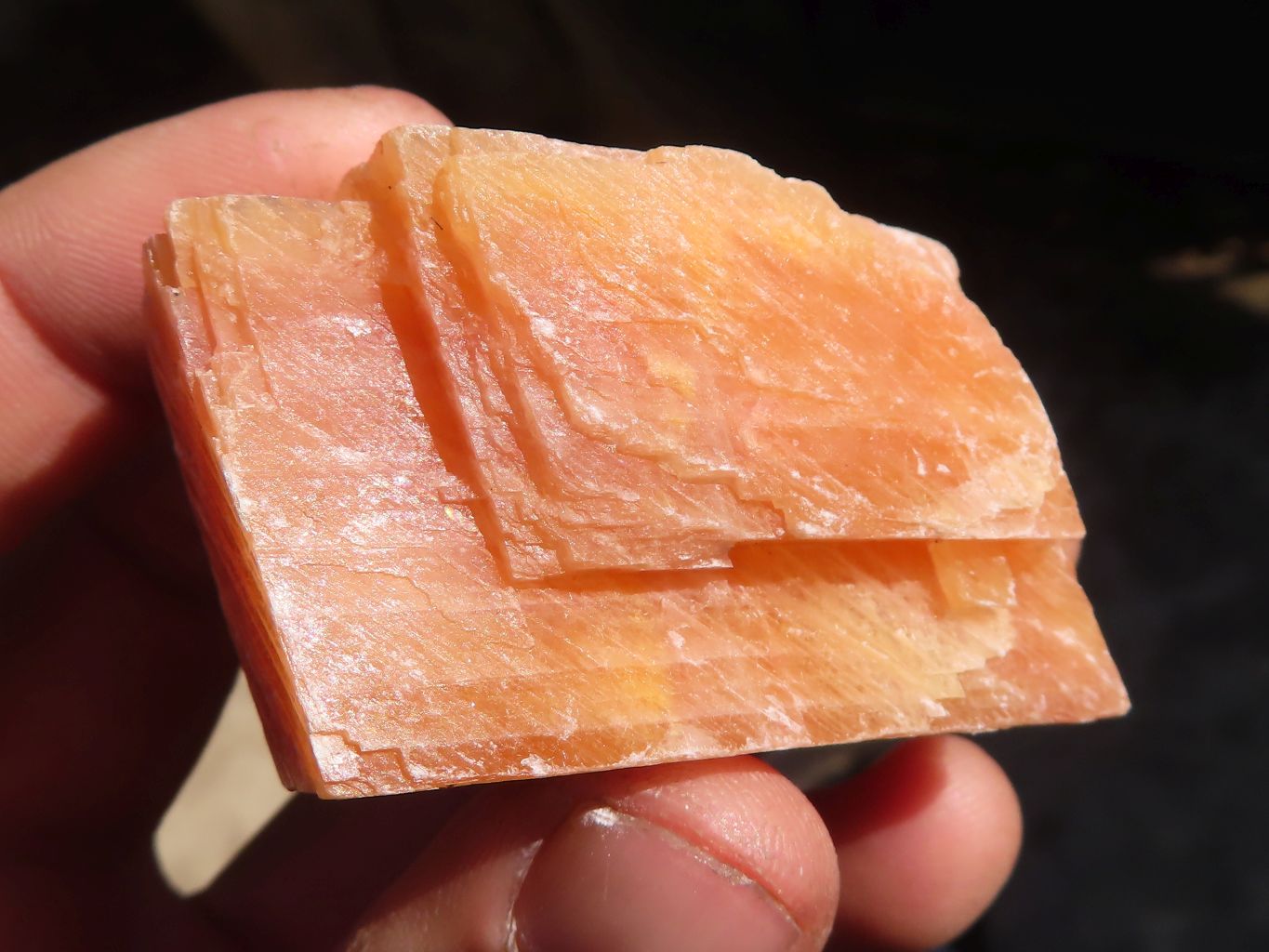 Natural New Sunset Orange Calcite Specimens  x 24 From Spitzkop, Namibia - Toprock Gemstones and Minerals 