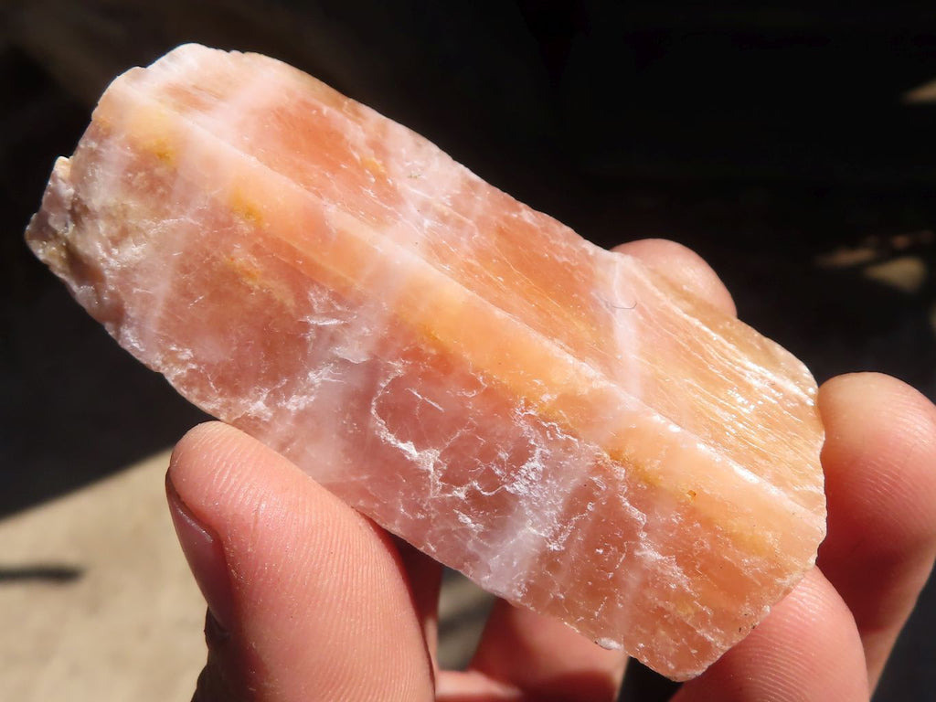Natural New Sunset Orange Calcite Specimens  x 24 From Spitzkop, Namibia - Toprock Gemstones and Minerals 